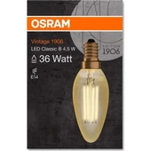 Osram Vintage 1906 Classic Gold E14 4.5 W Led Mum Ampul (5 ADET) - 2