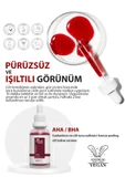 Canlandırıcı & Gözenek Sıkılaştırıcı Kırmızı Peeling Cilt Serumu 30 Ml (AHA 10% + BHA 2%) thumbnail 3