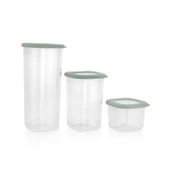 Schafer Hold 3 lü Saklama Kabı-Su Yeşili - 2