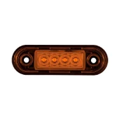 Parmak Lamba 4 Led'Li 83Mm 12V-24V Sarı - FR0170-Y - 1