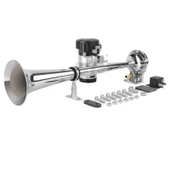 SEGER-83Km Marin Kompresörlü Korna 24V, Krom Borulu - 2