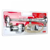 SEGER-83Km Marin Kompresörlü Korna 24V, Krom Borulu - 4