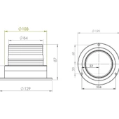 Ledli Çakar Lamba 12V/24V Sarı - 10 thumbnail 2