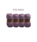 Rocco 100g Cotton 4'lü set, punch için ideal örgü ipi, pamuklu amigurumi ipi, el işi malzemesi - 3