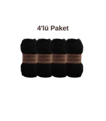 Rocco 100g Cotton 4'lü set, punch için ideal örgü ipi, pamuklu amigurumi ipi, el işi malzemesi - 12