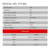 Isıtma Bujisi - Alfa Romeo - Fiat - Opel - ET119004 - 2