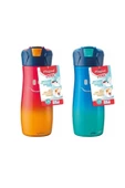 Maped Picnik Gülen Yüz Figürlü Çelik Matara 580 ml Kırmızı-Mavi - 1