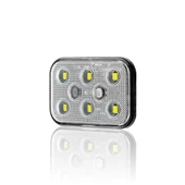 Sanel Çakarlı 12-24V Universal Kare 6 Led Dış Mekan Uyumlu Beyaz SBDF6W - 3