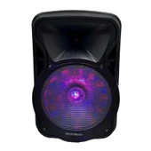 ElectroMaster 30cm Portatif Taşınabilir Mikrofonlu Amfili Seyyar Ses Sistemi+ Karaoke - 5