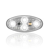Sanel Çakarlı 12-24V Universal Elips 4 Led Dış Makan Uyumlu Beyaz SBEF4W - 2