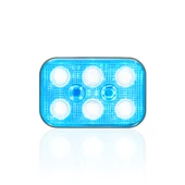Sanel Çakarlı 12 - 24V Universal Kare 6 Led Dış Mekan Uyumlu Mavi SBDF6B - 4