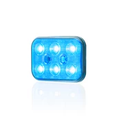 Sanel Çakarlı 12 - 24V Universal Kare 6 Led Dış Mekan Uyumlu Mavi SBDF6B - 2