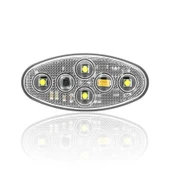 Sanel Çakarlı 12-24V Universal Elips 4 Led Dış Makan Uyumlu Beyaz SBEF4W - 1