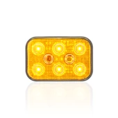 Sanel Çakarlı 12-24V Universal Kare 6'Led Dış Mekan Uyumlu Sarı SBDF6Y - 2