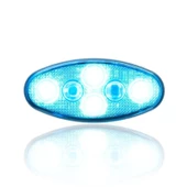 Sanel 24V Universal Elips 6 Led Dış Mekan Uyumlu Mavi SBE24B6 - 2