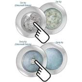 Sanel Sspz601W Lamba Spot 12 Volt - 24 Volt Uyumlu 100 Derece Butonsuz Beyaz SSPZ601W - 1