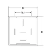 Sanel Röle Cam Rezistans 12 Volt SRT945 - 3