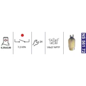 Vakum Müşiri/Hava Toz Filtre Müşiri 7,2 Kpa Massey Ferguson./Uzel(3050-3060) 0019867U1 - NS56172 - 1