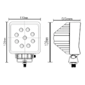 Led Kare Çalışma Lambası 9 Ledli - 201610 - 4