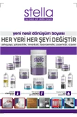 STELLA Su Bazlı Saf Akrilik Boya Beyaz 1 Litre - 4