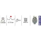Hava Basınç Müşiri Normalde Açık Bmc.Fatıh-Pro.-Otobüs-Fren-Mercedes 1517996 - NS52300 - 1