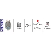 Fren Basınç Müşiri-Hava Basınç-0,50 Bar M10X1 Temsa Ty153165 - NS52332 - 1