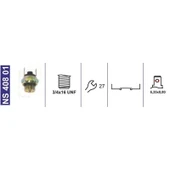 Vites Emniyet Müşiri Kuyruk Mil Massey Ferguson 71301900 - NS40801 - 1