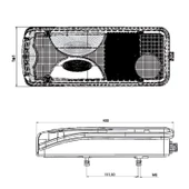 Üniversal Kamyon Dorse Stop Lambası Soketli Sol - 201801-SKTBLH thumbnail 4