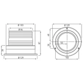 Ledli Çakar Lamba Mıklatısılı 12V/24V Sarı - 11 thumbnail 2