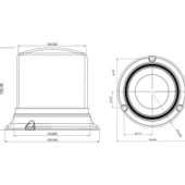 Ledli Çakar Lamba 12V/110V Sarı - 48 - 2