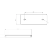 Side Marker Lamba 12V/24V Sarı - 50-S - 2