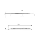 Parmak Lamba 12 Led’li 12V/24V Beyaz - 54-B - 2