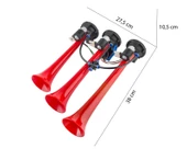 Marco Tipi Kırmızı Arap Korna 3 Borulu Melodili 12V - 461R-12V - 2