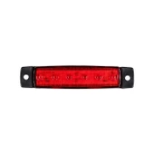 Parmak Lamba 6 Led'Li 92Mm 12V-24V Kırmızı - FR0172-R - 1