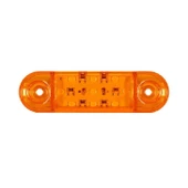 Parmak Lamba Oval 9 Led'Li 84Mm 12V-24V Sarı - FR0174-Y - 1