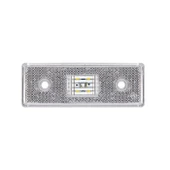 Side Marker Lamba 4 Led'Li 109Mm 12V-24V Beyaz - FR0182-W - 1