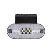 Oval Lamba Braketli 3 Led'Li 106Mm 12V-24V Beyaz - FR0181-W - 1