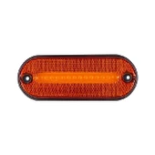 Oval İşaret Lamba Neon 12 Led'Li 118Mm 12V-24V Sarı - FR0186-Y - 1