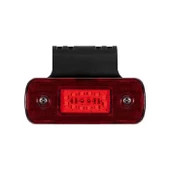 Yan İşaret Lamba Braketli 12 Led'Li 108Mm 12V-24V Kırmızı - FR0191-R - 1