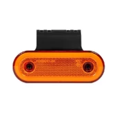 Oval Yan İşaret Lamba Neon Braketli 20 Led'Li 115Mm 12V-24V Sarı - FR0295-Y - 1