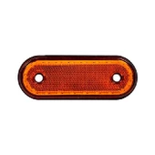 Oval Yan İşaret Lamba 20 Led'Li 115Mm 12V-24V Sarı - FR0292-Y - 1