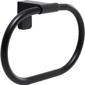 Tema Banyo Premium Yuvarlak Havluluk Siyah Renkli 71008-2m thumbnail 1