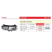 Hyundai Accent (Era) Sağ Ön Sis Lambası 2006-2012  -92202-1E00 - 2