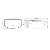 Universal Microstra PS2 Plakalık Lamba Mavi 710409 - 2
