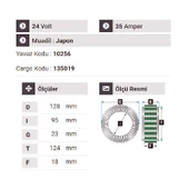 NURSAN 130124 Statör 24V 35A Kia Kamyon - 2