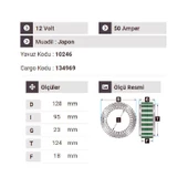 NURSAN 130012 Statör 12V 50A Kia Taksi-Sephia -Prejoro-Çerez Panelvan Kia Besta - 2