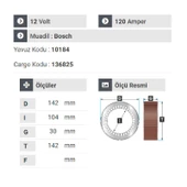 NURSAN 177812 Statör 12V 120A Newhoolland Biçer Döver Traktör - 2