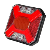Universal Stop Lambası 4 Fonksiyonlu 12-24V Uyumlu Fren Park Geri Vites Sinyal - 1