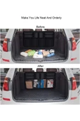 Araba/araç/oto Içi Bagaj Eşya Düzenleyici Çanta Organizer 8 Cepli Oto Bagaj Organizer Bagaj Çantası thumbnail 3