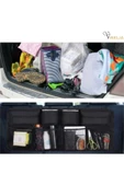Araç Içi Bagaj Eşya Düzenleyici Oto Bagaj Organizer 8 Cepli Fileli thumbnail 3
